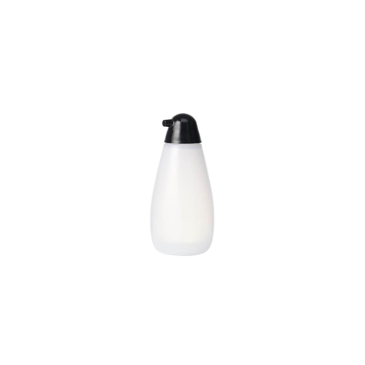 06817 Chef Inox Squeeze Bottle w/Oil Pourer w/ Black Cap 200ml Tomkin Australia Hospitality Supplies