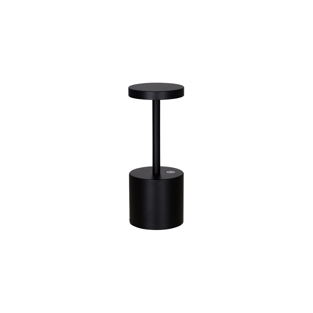 1000142 Tablekraft Ambience Charlotte Cordless LED Table Lamp Oxide Black 80x200mm Tomkin Australia Hospitality Supplies