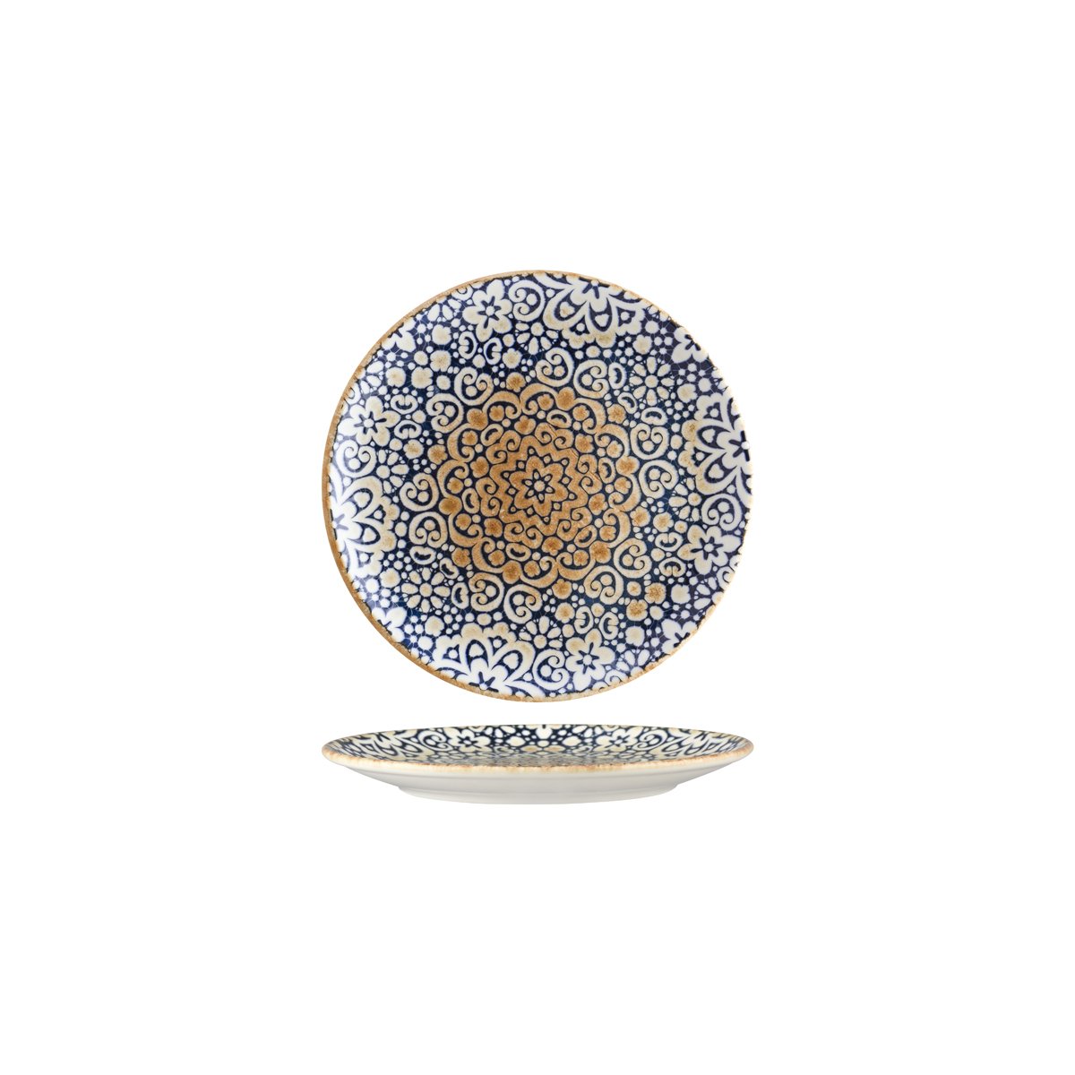 120005 Bonna Alhambra Round Coupe Plate 210x22mm Tomkin Australia Hospitality Supplies