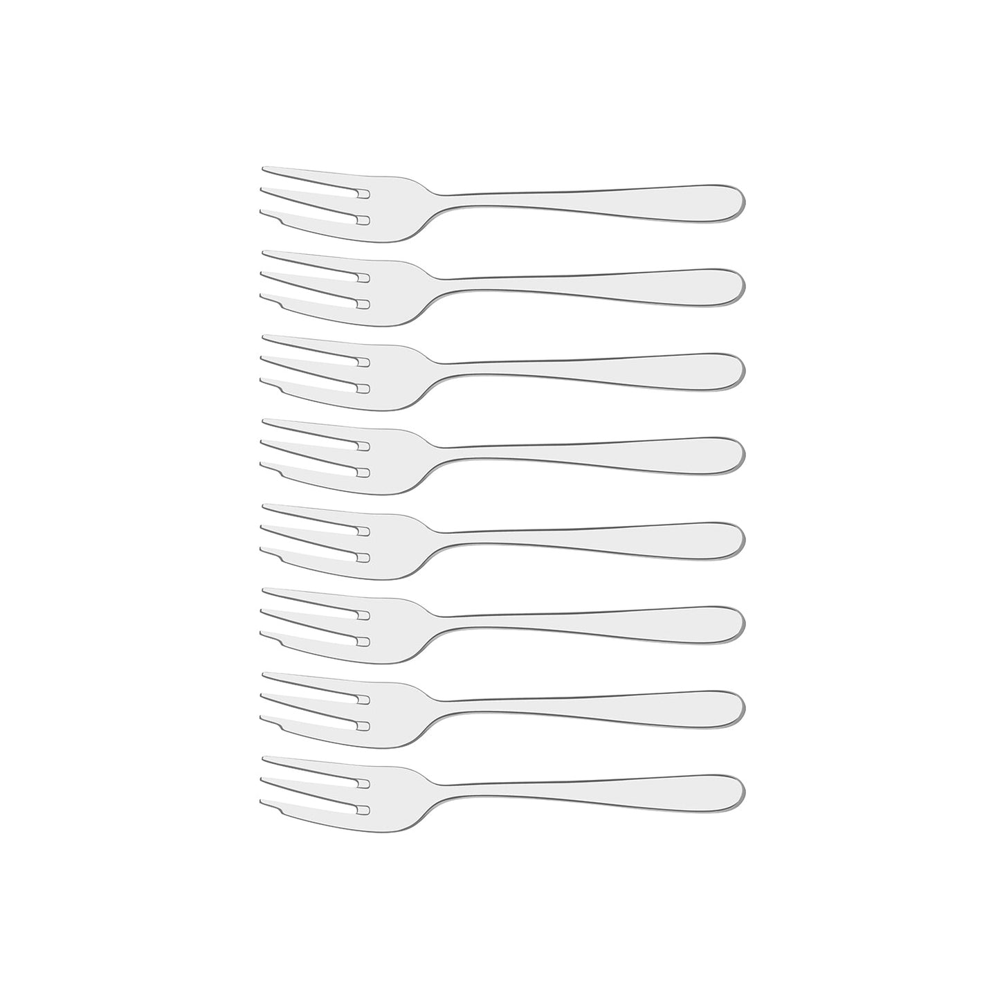 12600-103 Tablekraft Aero Dawn Cake Fork Set 8pc Tomkin Australia Hospitality Supplies