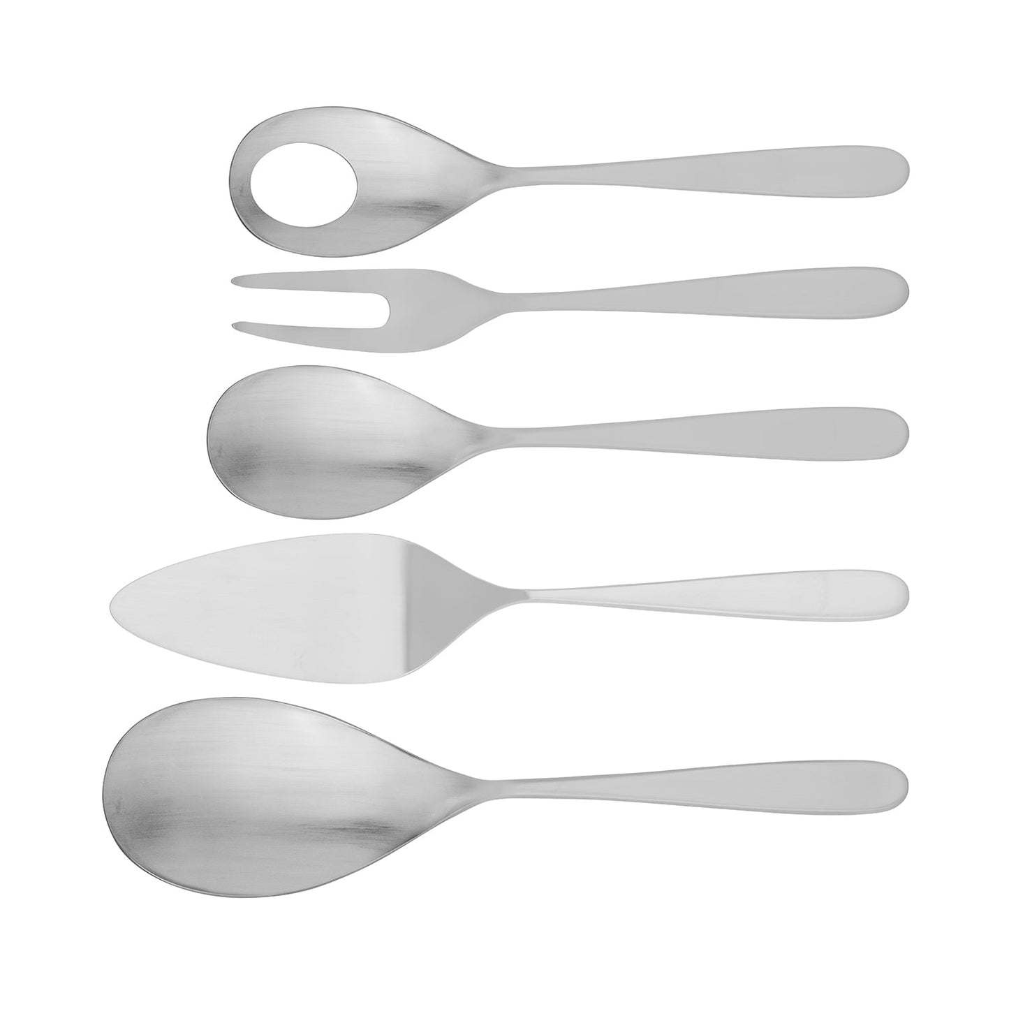 20001-5 Tablekraft Alaska Satin Serving Set 5pc Tomkin Australia Hospitality Supplies