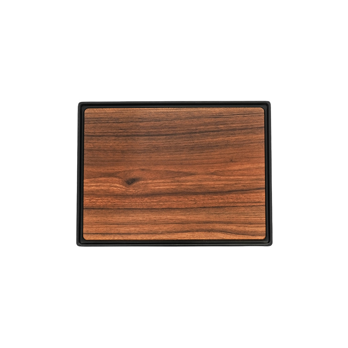 46623 Zicco Zicco Melamine Contempo Dark Rectanglar Tray 350x260x15mm Tomkin Australia Hospitality Supplies