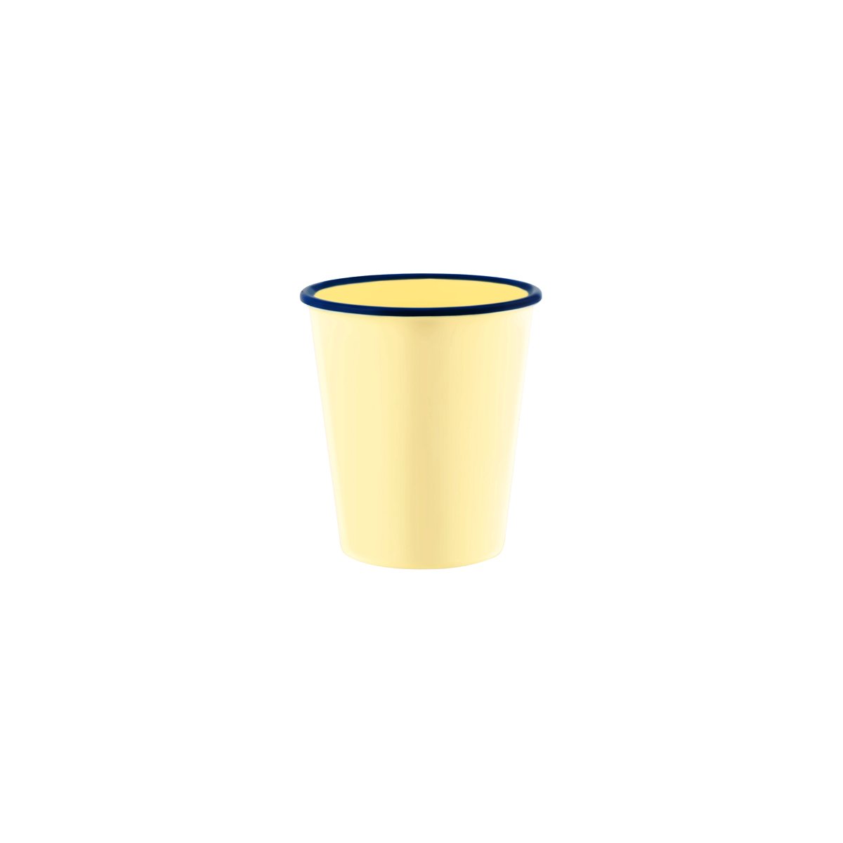 49929 JAB JAB Vintage Yellow / Blue Rim Tumbler 270ml Tomkin Australia Hospitality Supplies
