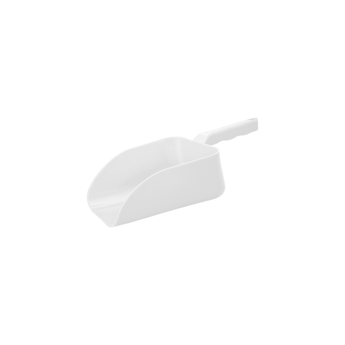 66166 Chef Inox Chef Inox Flat Scoop 418ml White Tomkin Australia Hospitality Supplies