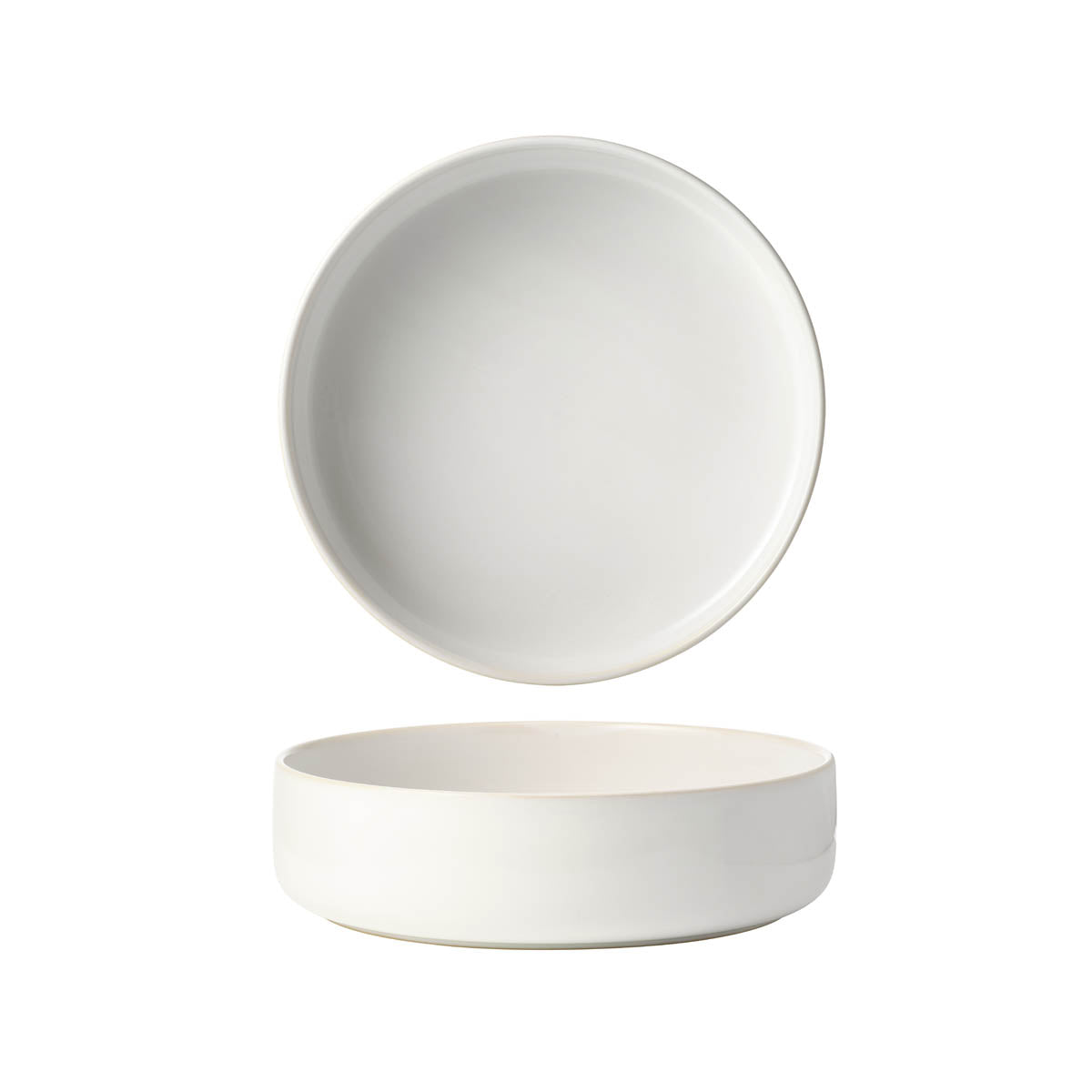 908453 Tablekraft Urban Serve Round Bowl 300x78mm White Tomkin Australia Hospitality Supplies