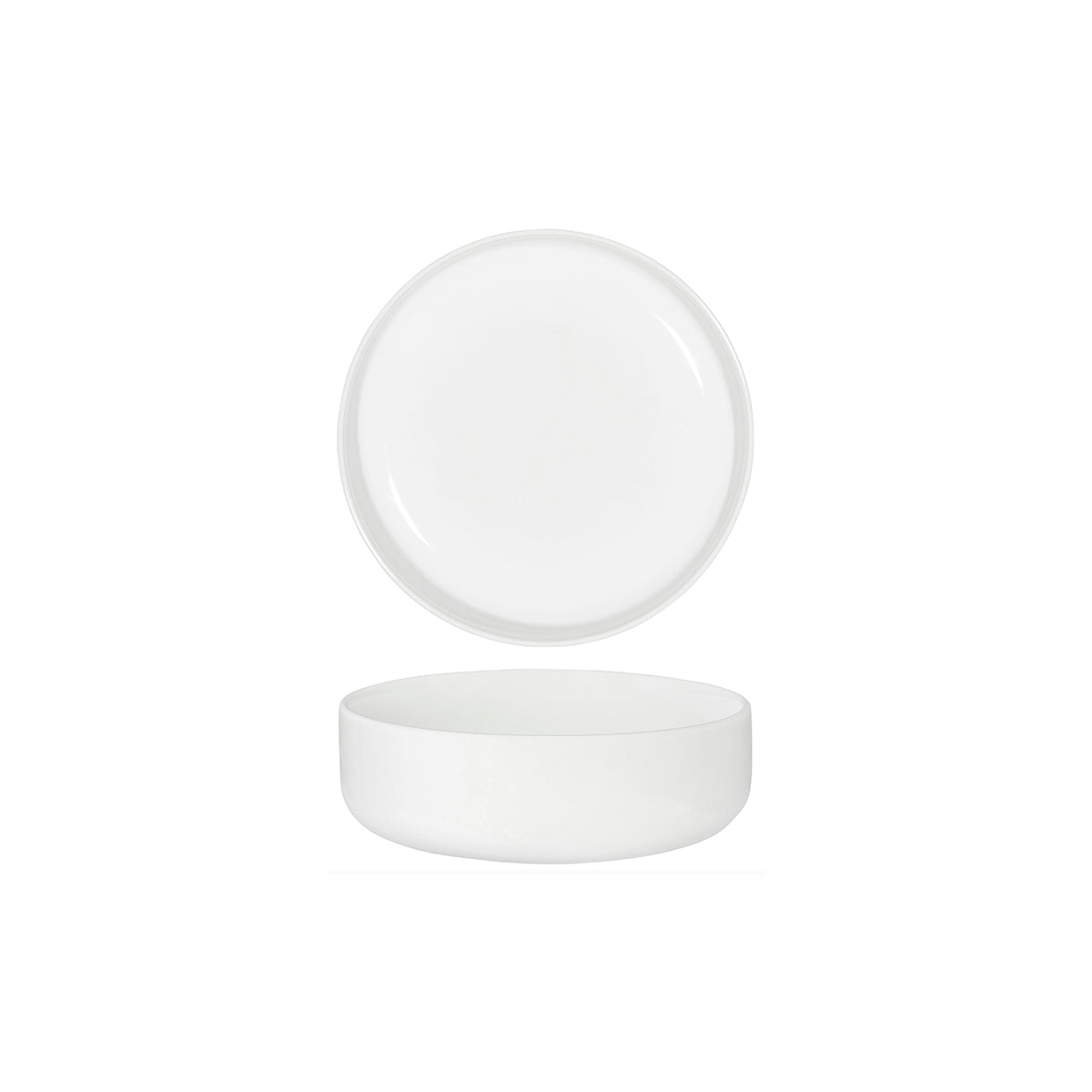 91097 Tablekraft Core White Round Deep Bowl 200mm Tomkin Australia Hospitality Supplies