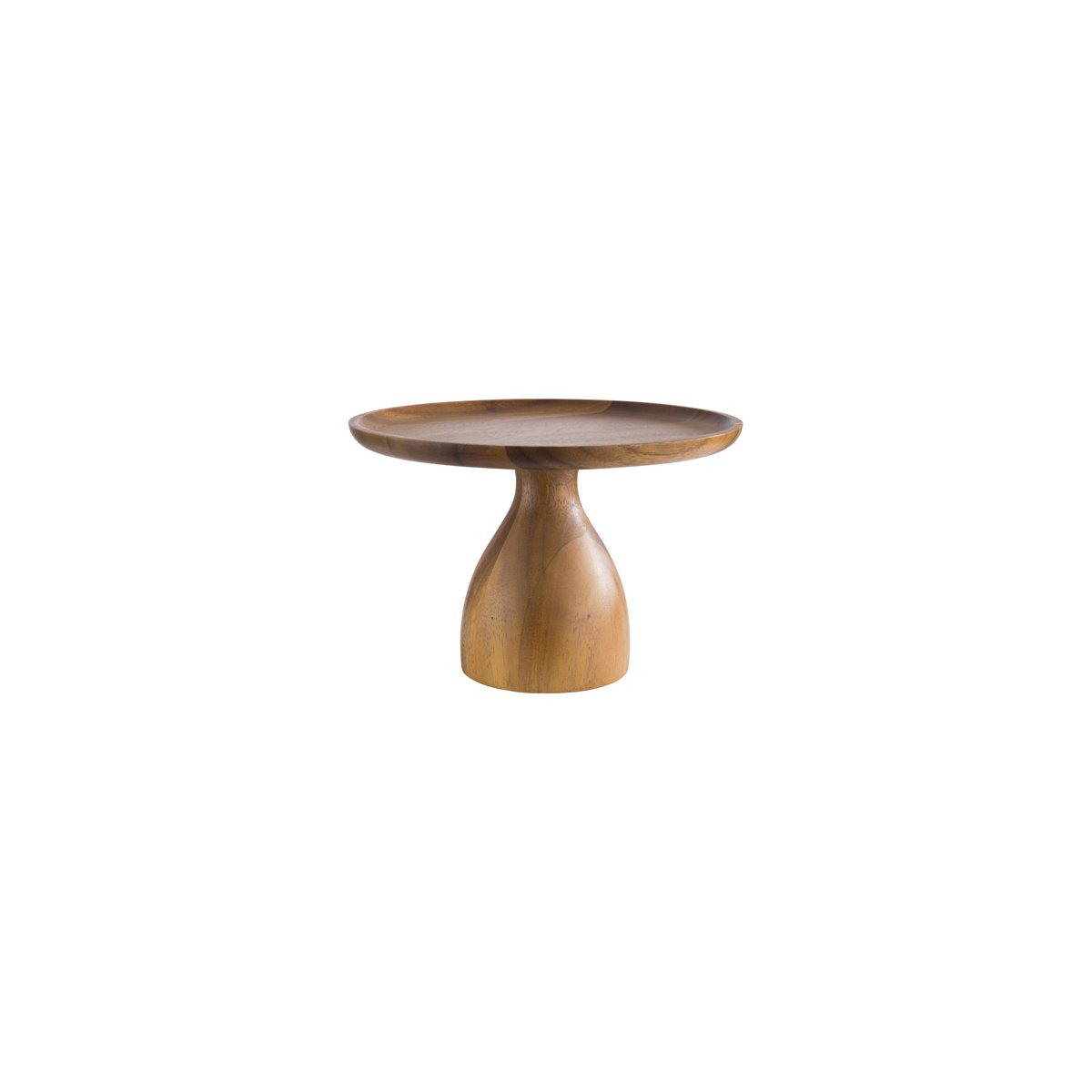 APS33293 APS APS Acacia Cake Stand Round 240x160mm Tomkin Australia Hospitality Supplies