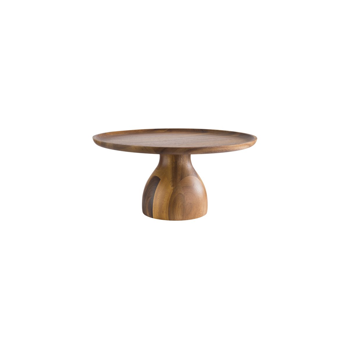 APS33295 APS APS Acacia Cake Stand Round 330x160mm Tomkin Australia Hospitality Supplies