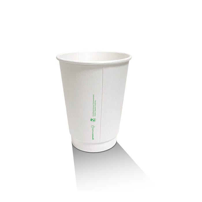 12oz Aqueous Coated White DW Cup 500pc/ctn