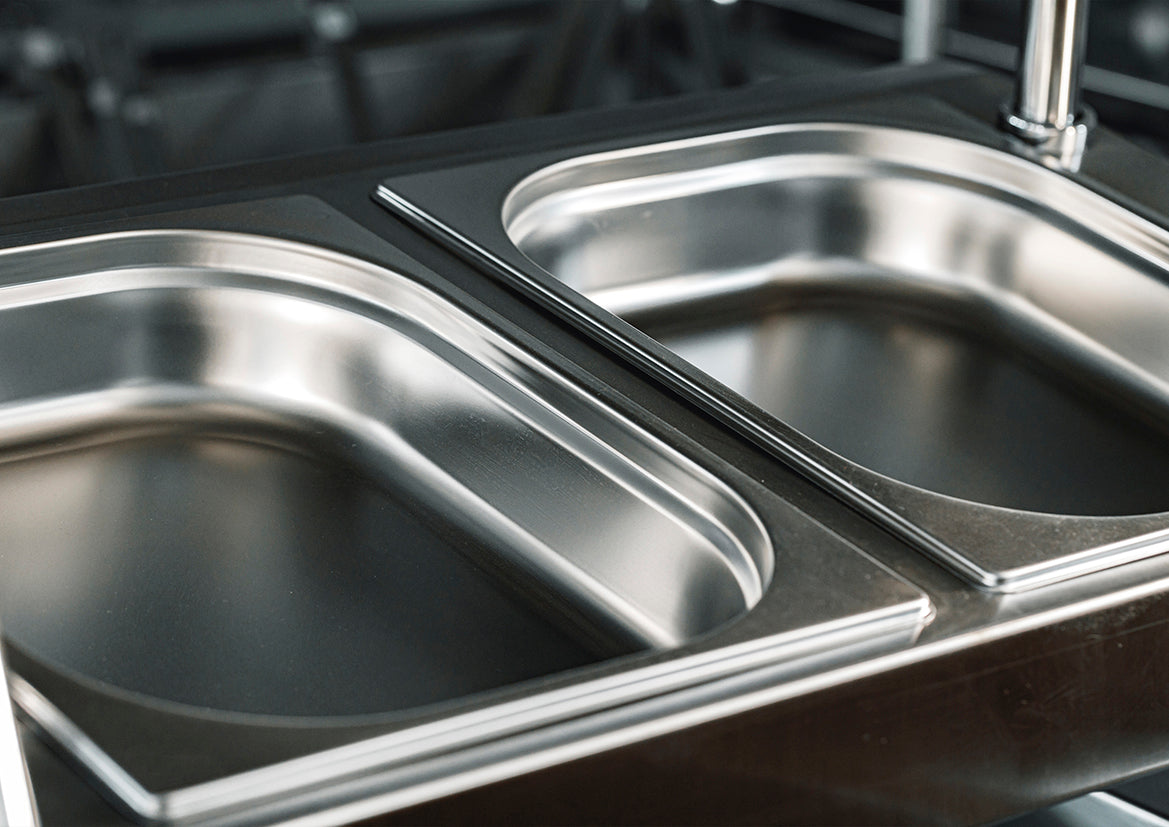 Anti-Jam Steam Pan 1/2 Size 325x265x20mm / 1.4Lt