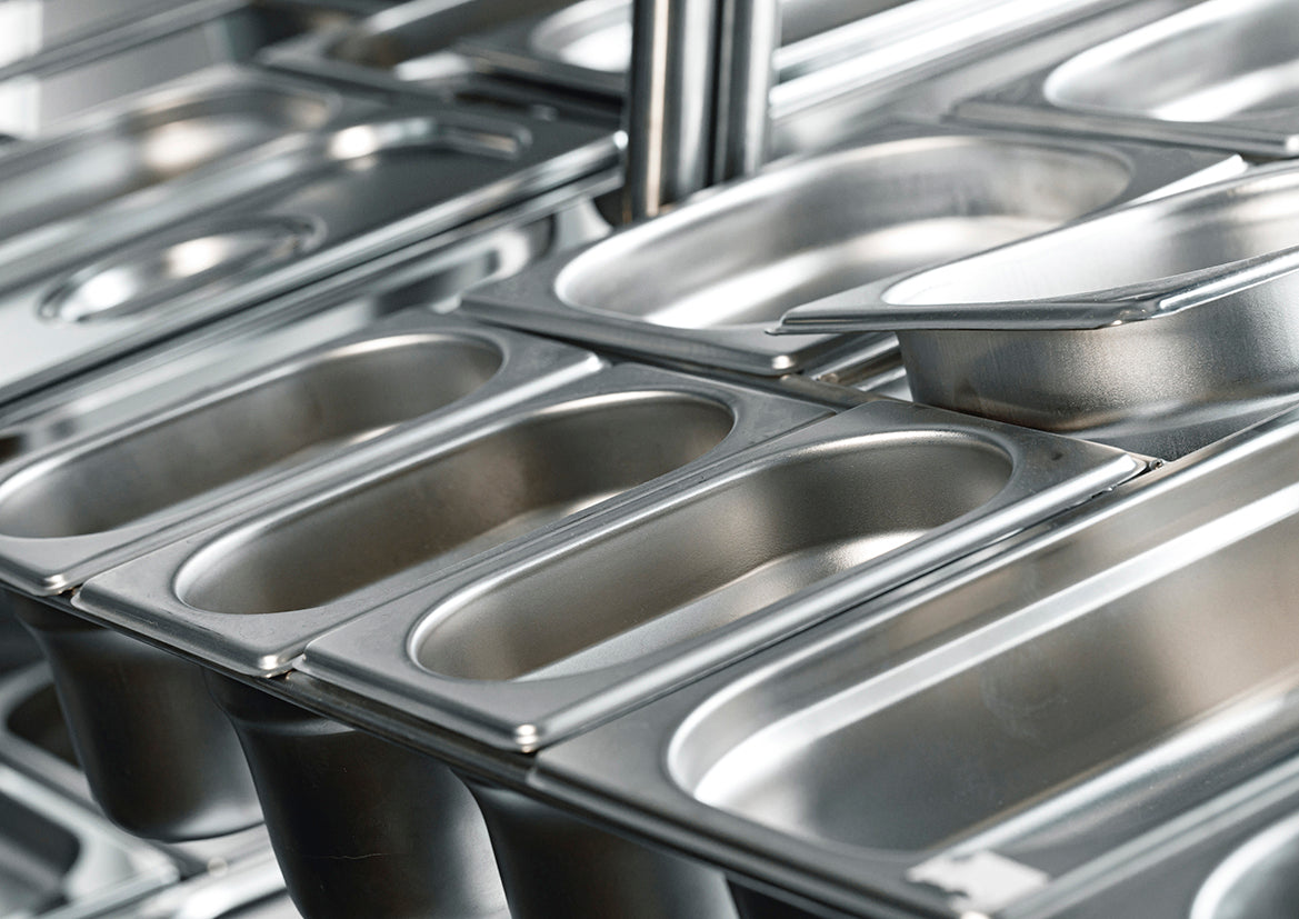 Anti-Jam Steam Pan 1/3 Size 325x265x150mm / 5.4Lt
