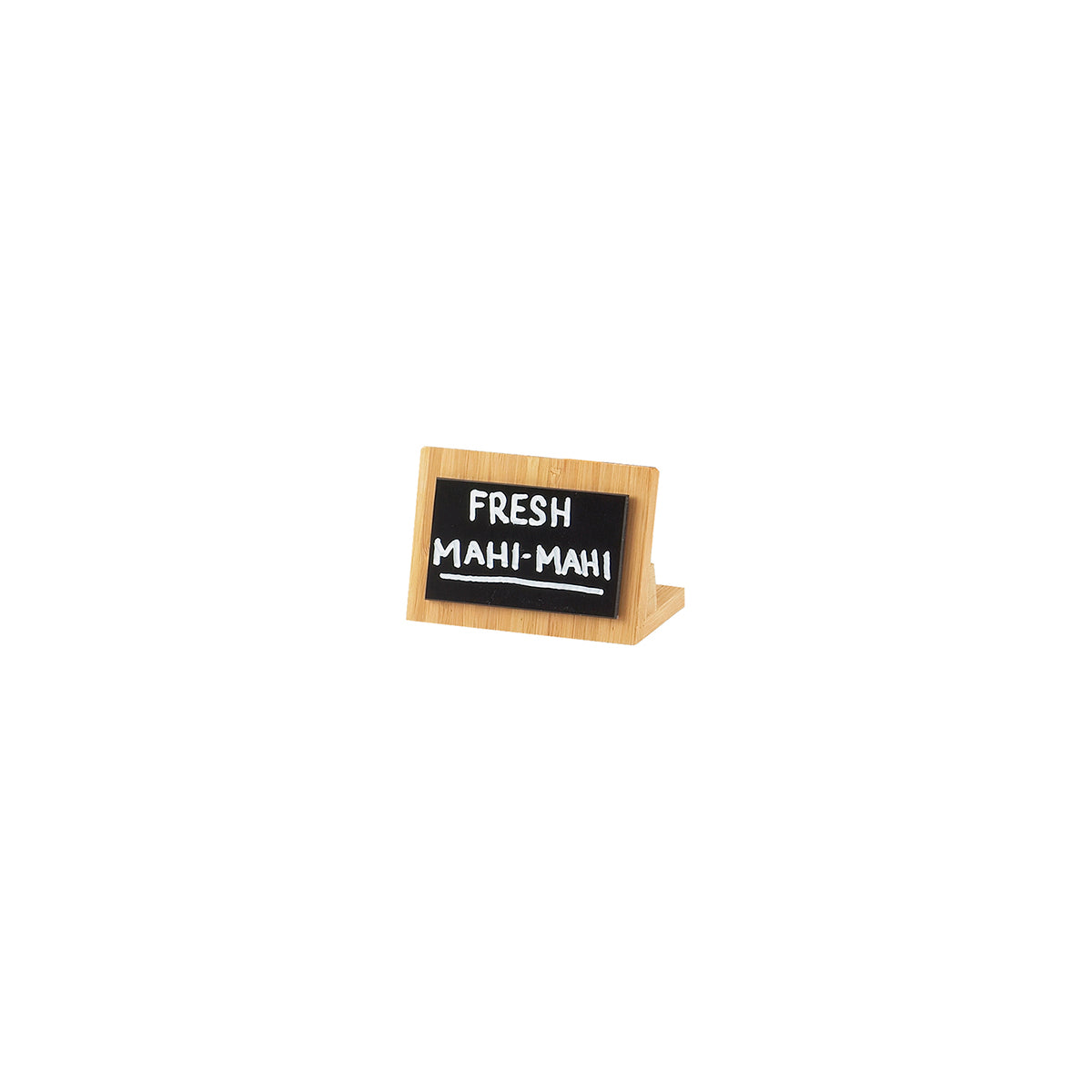 CM1103-23-60 Cal-Mil Bamboo Write On Easle 89x51mm Tomkin Australia Hospitality Supplies