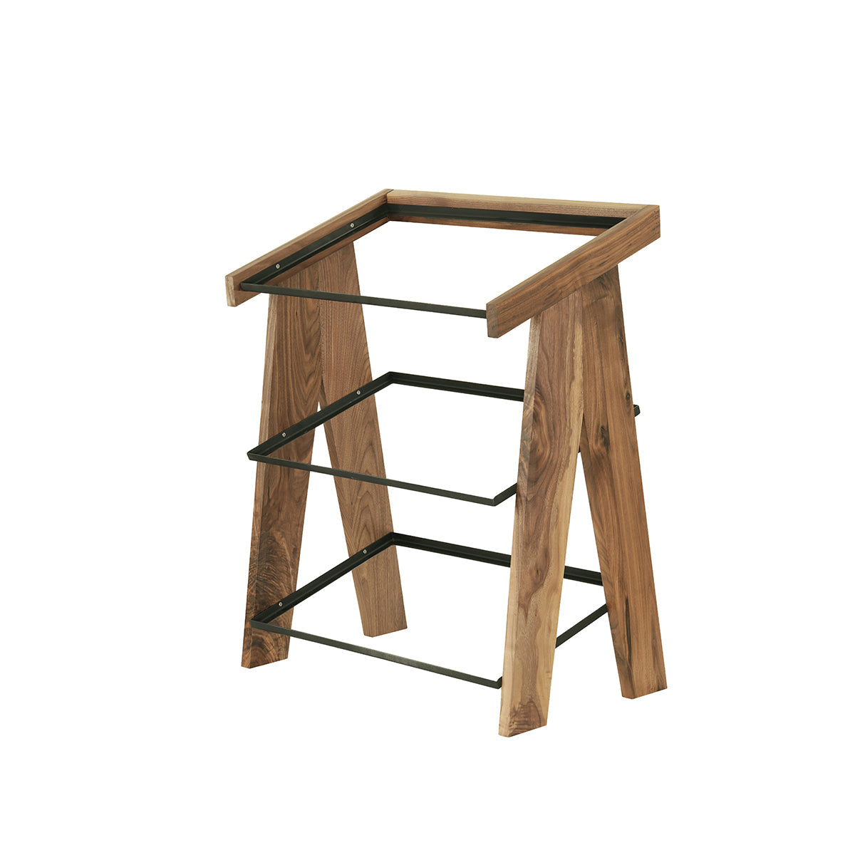 Sydney Walnut A-Frame Merchandisers With 2 Tier 591x330x705mm