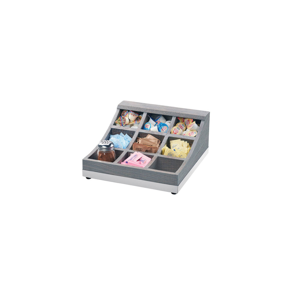 CM3801-83 Cal-Mil 9 Section Condiment Display 330x343x159mm Tomkin Australia Hospitality Supplies