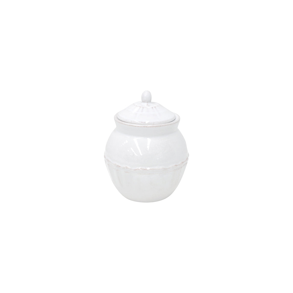300014 Costa Nova Alentejo White Sugar Bowl 390ml Tomkin Australia Hospitality Supplies