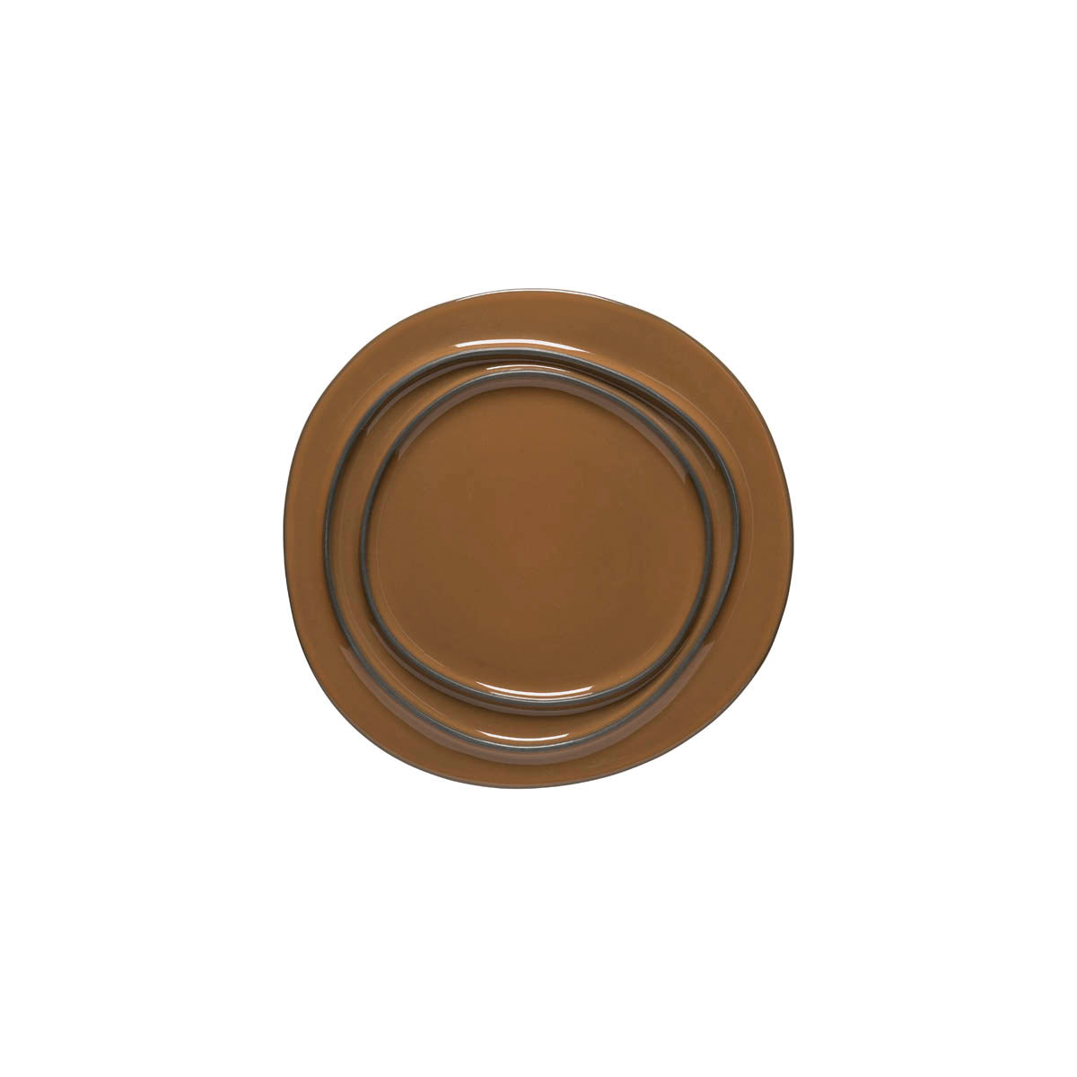 300113 Costa Nova Âmbar Dark Caramel Round Plate 281mm Tomkin Australia Hospitality Supplies