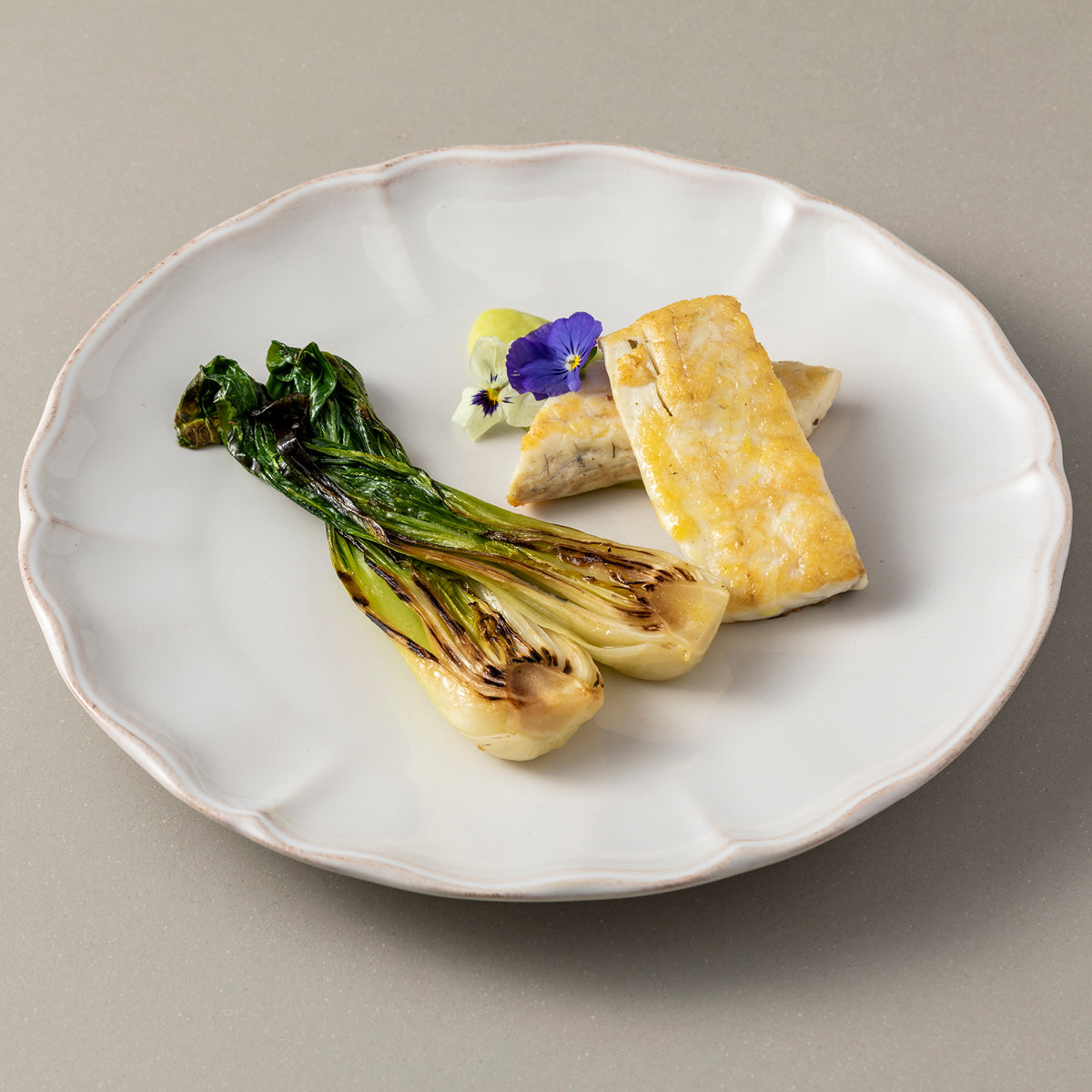 Alentejo White Round Plate 214mm