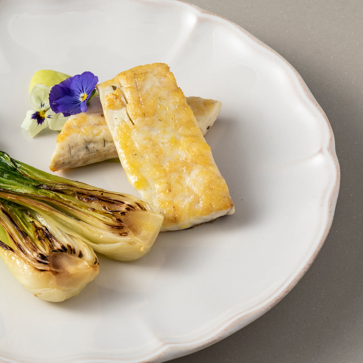 Alentejo White Round Plate 245mm