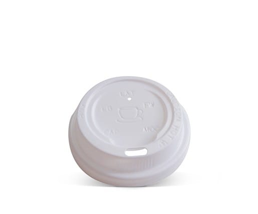 Plastic Lid- 4 oz Hot&Cold /White 1000pc/ctn