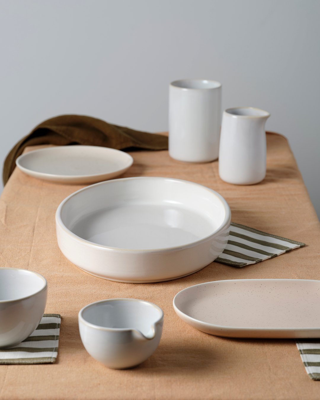 Urban Serve Round Bowl 300x78mm White
