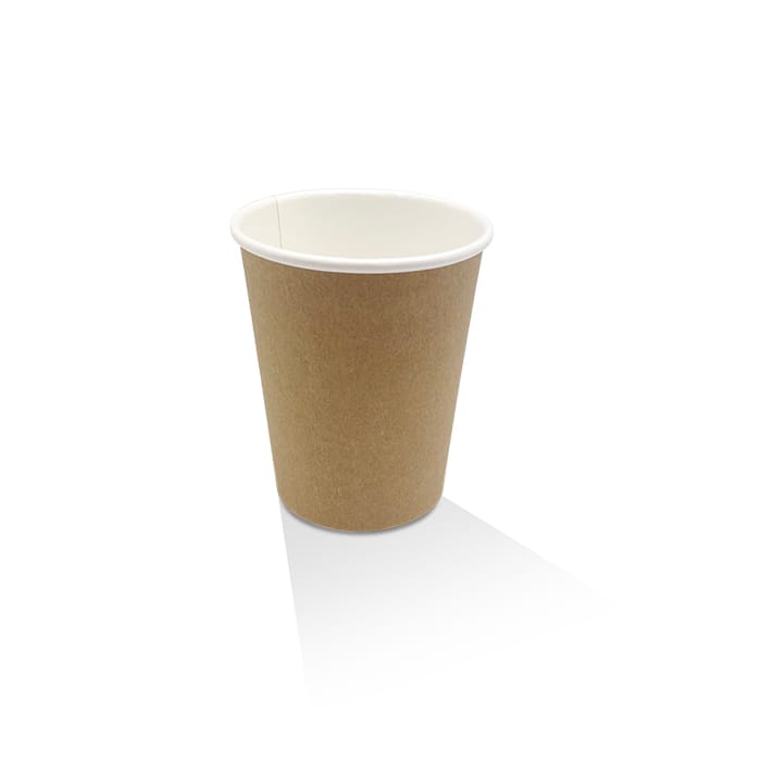 *8 oz PE Coated SW Cup/Kraft Print 1000pc/ctn