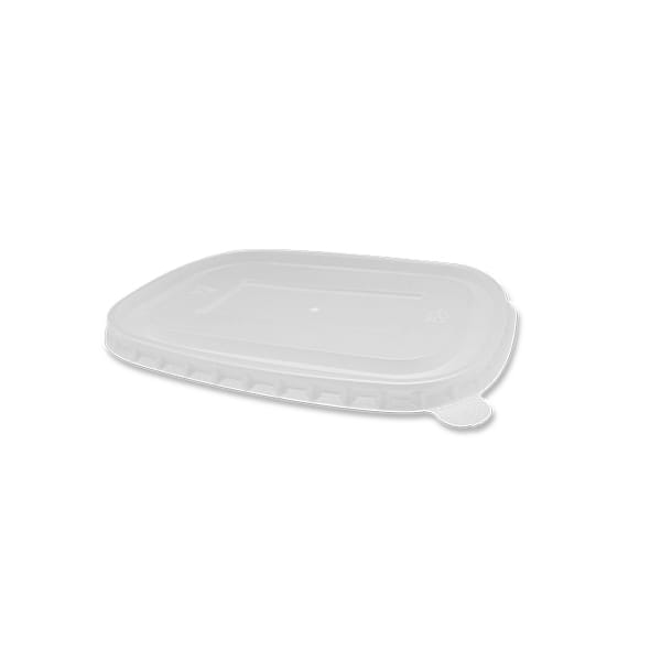 CPLA Lid for Rectangular Container - Fit 500-1000ml 300pc/ctn