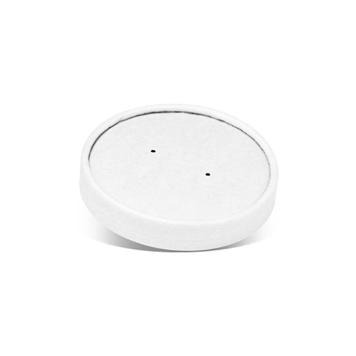 PLA Coated White Paper Lid/Fits PBPB8 1000pc/ctn