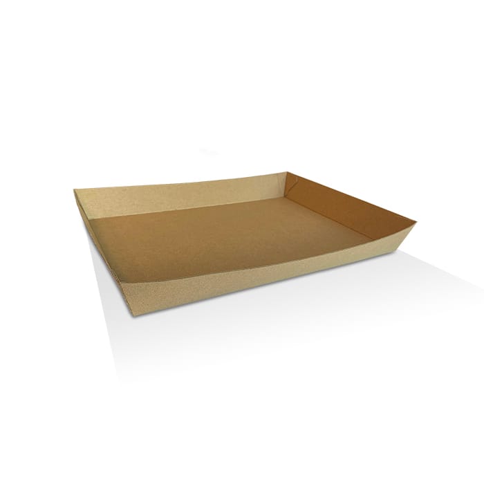 Tray XX-Large/Brown Corrugated Plain/Brown 100pc/ctn