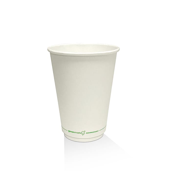 12 oz PLA Coated DW Cup/Plain 500pc/ctn