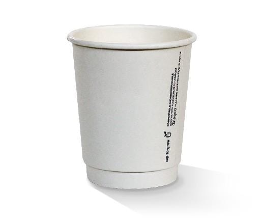 8 OZ PLA Coated DW Cup/Plain Standard 500pc/ctn