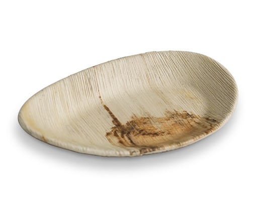 Palm Oval Plate Large 25cm 100pc/ctn