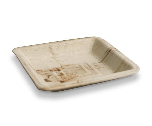 Palm SQUARE Plate SMALL 6'' 100pc/ctn