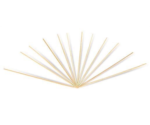 Bamboo Round Skewer 200mm 5000pc/ctn