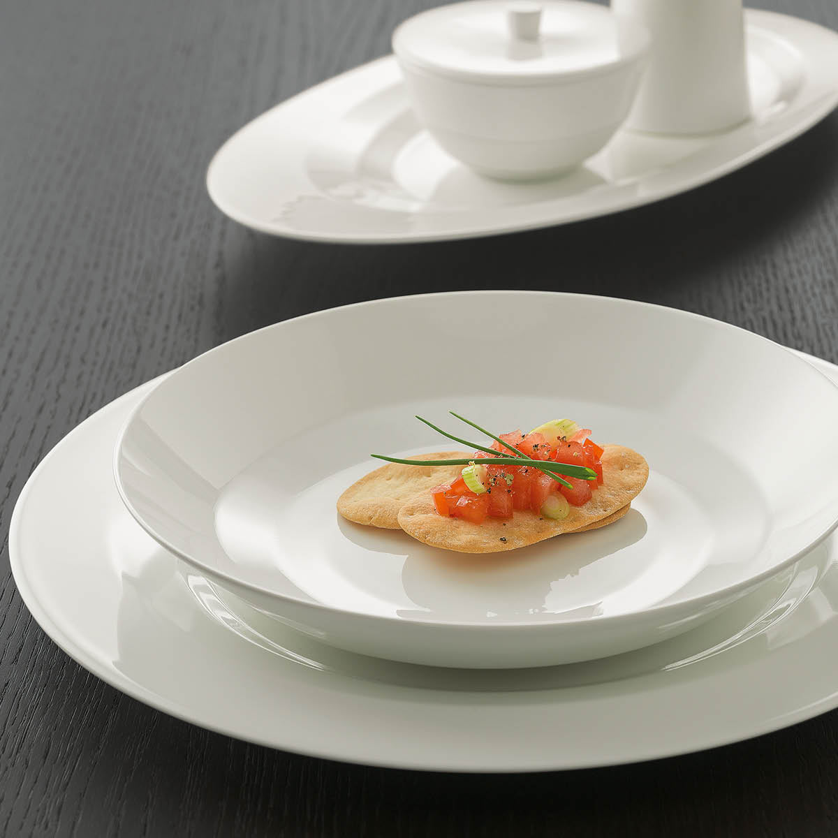 Allure Round Deep Wide Rim Plate 280mm