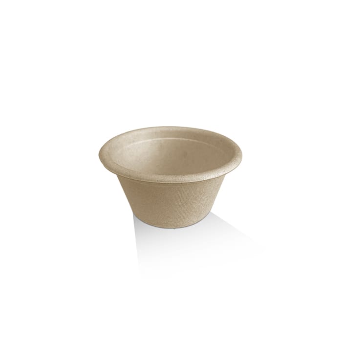 2 OZ Cup Unbleached Sugarcane 2000pc/ctn