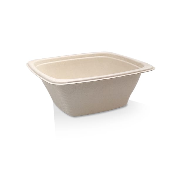 @Unbleached sugarcane Square container 32oz 300pc/ctn