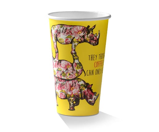 16oz PLA coated SW cup/animal print, 1000/CTN