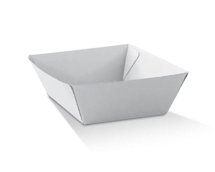 White corrugated tray / small 500pc/ctn