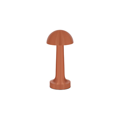 1000121 Tablekraft Ambience Thea Cordless LED Table Lamp Brushed Copper 90x210mm Tomkin Australia Hospitality Supplies