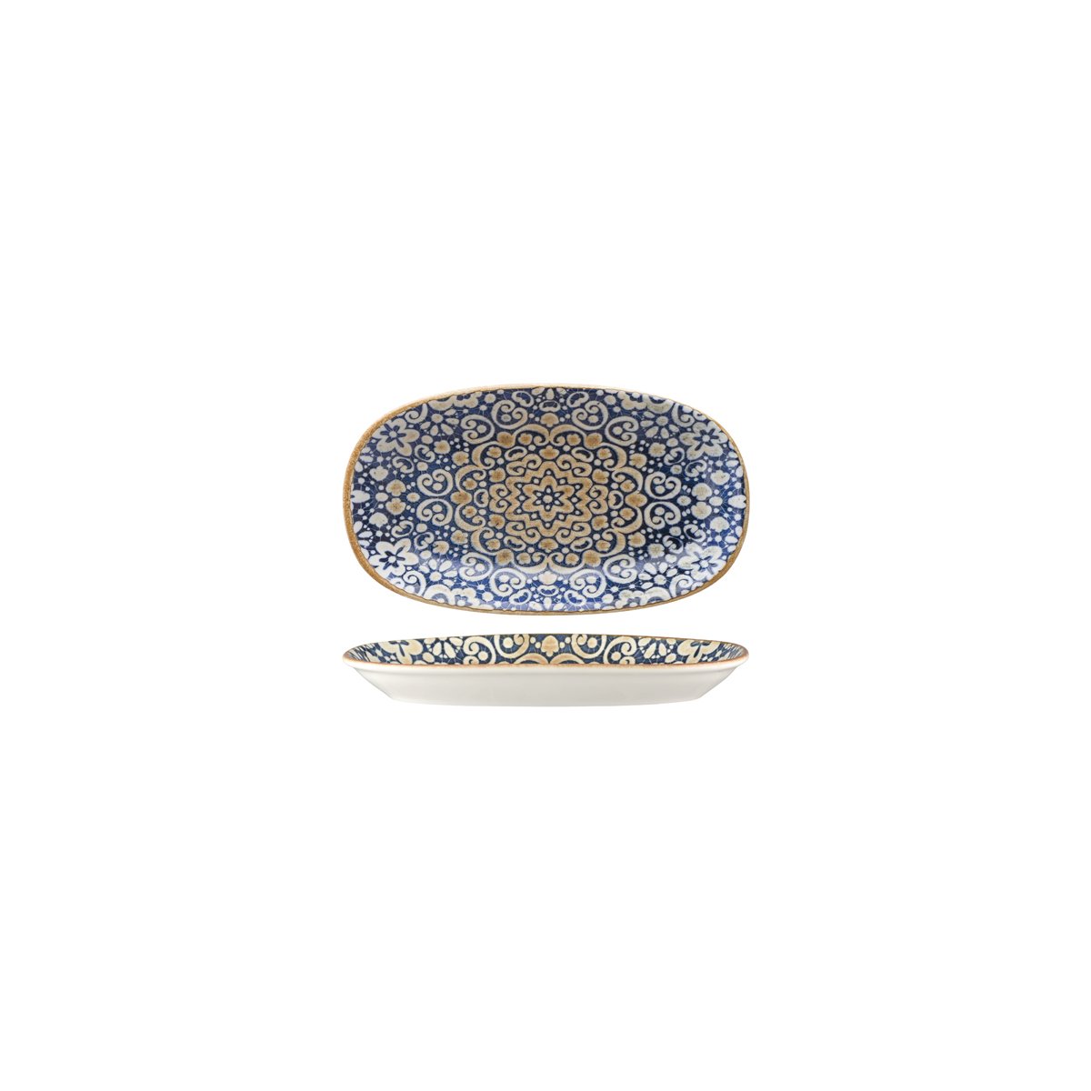 110992 Bonna Alhambra Oval Coupe Dish 152x91x20mm Tomkin Australia Hospitality Supplies