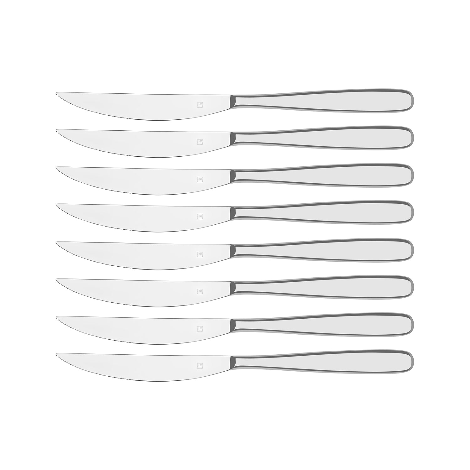 12600-118 Tablekraft Aero Dawn Steak Knife Set 8pc Tomkin Australia Hospitality Supplies