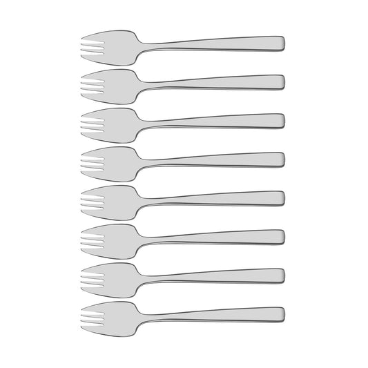 18100-117 Tablekraft Amalfi Buffet Fork Set 8pc Tomkin Australia Hospitality Supplies