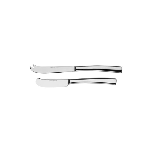 18100-19 Tablekraft Amalfi Cheese and Pate Knive Set 2pc Tomkin Australia Hospitality Supplies