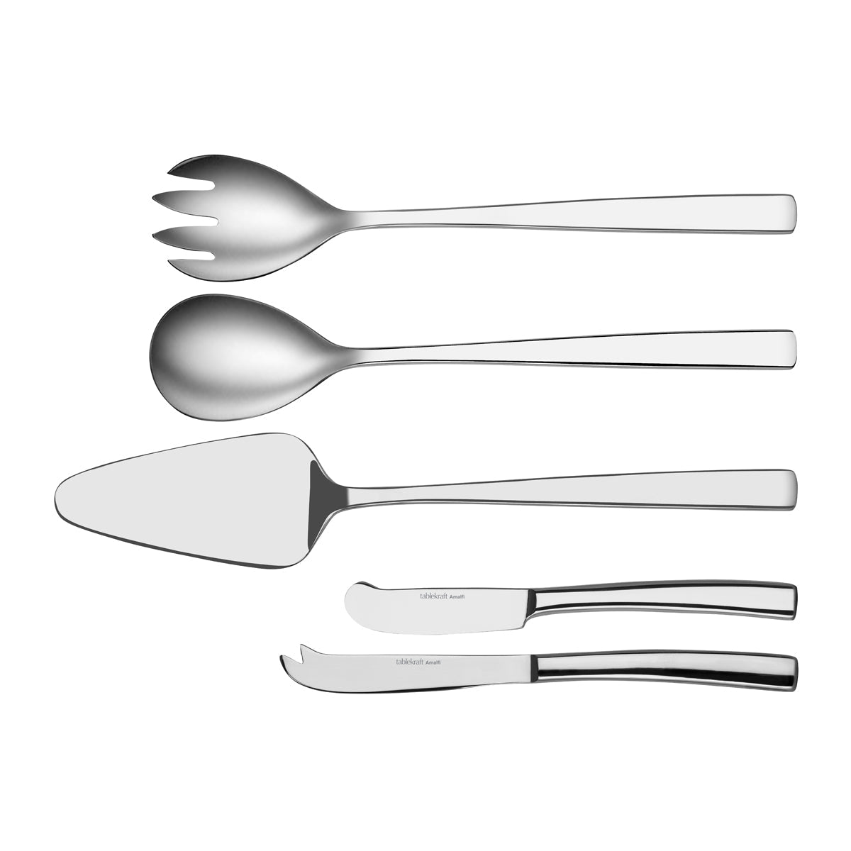 18100-5 Tablekraft Amalfi Hostess Set 5pc Tomkin Australia Hospitality Supplies