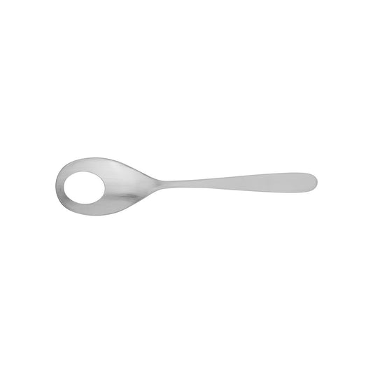 20022 Tablekraft Alaska Satin Serving Spoon W/Hole H/H Tomkin Australia Hospitality Supplies