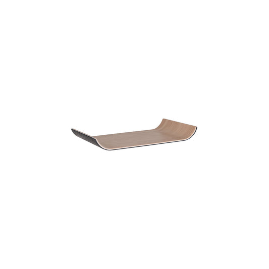 46520 Zicco Zicco Melamine Echo Black / Birch Tray 265x162x30mm Tomkin Australia Hospitality Supplies