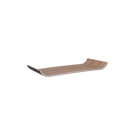 46524 Zicco Zicco Melamine Echo Black / Birch Tray 325x176x30mm Tomkin Australia Hospitality Supplies