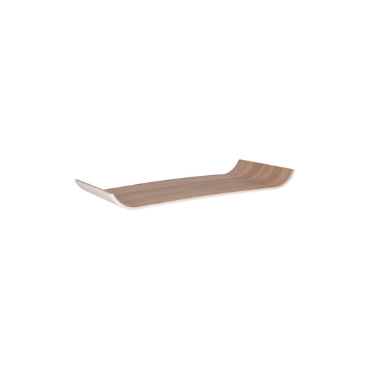 46525 Zicco Zicco Melamine Echo White / Birch Tray 325x176x30mm Tomkin Australia Hospitality Supplies