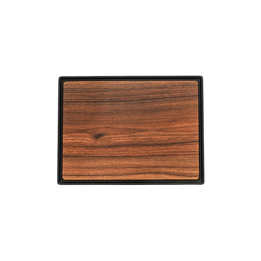 46623 Zicco Zicco Melamine Contempo Dark Rectanglar Tray 350x260x15mm Tomkin Australia Hospitality Supplies