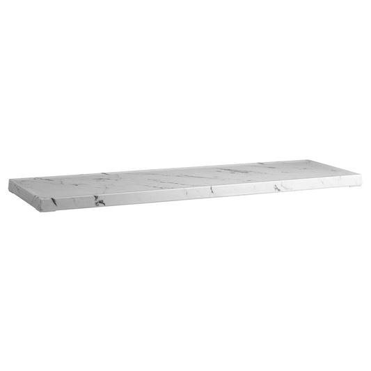 46634 Zicco Zicco Melamine Form White Marble Rectangle Board 530x162x18mm Tomkin Australia Hospitality Supplies